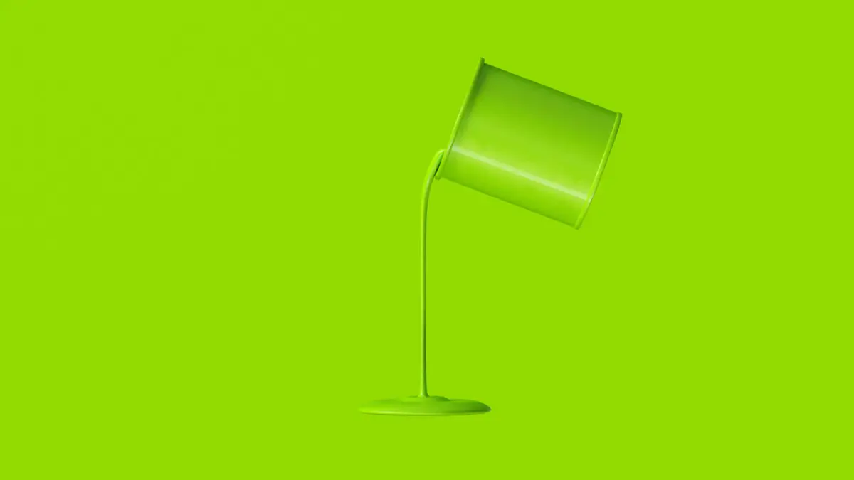 how to make lime green paint